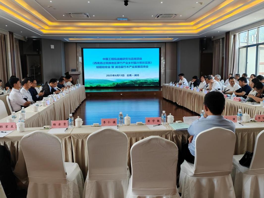 我院定点帮扶竹产业咨询项目结题评审会暨产业发展咨询会召开